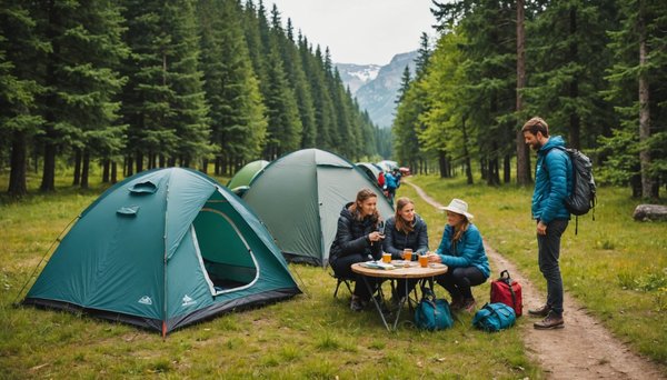 Explorer les villes historiques tout en camping en pleine nature