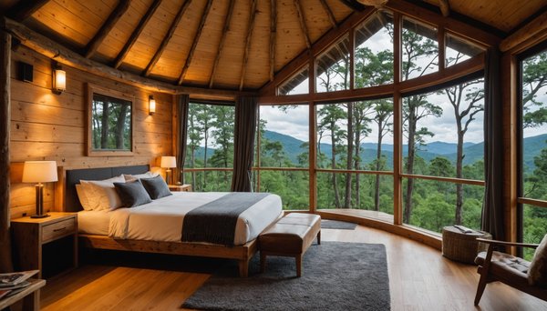 Les tendances d'hébergement de 2024 : de la cabane dans les arbres aux hôtels de luxe