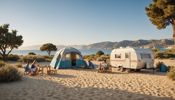 Camping pas cher en méditerranée : les adresses famille à petits prix